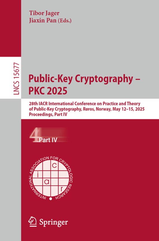 Lecture Notes in Computer Science15677- Public-Key Cryptogra ... - cover