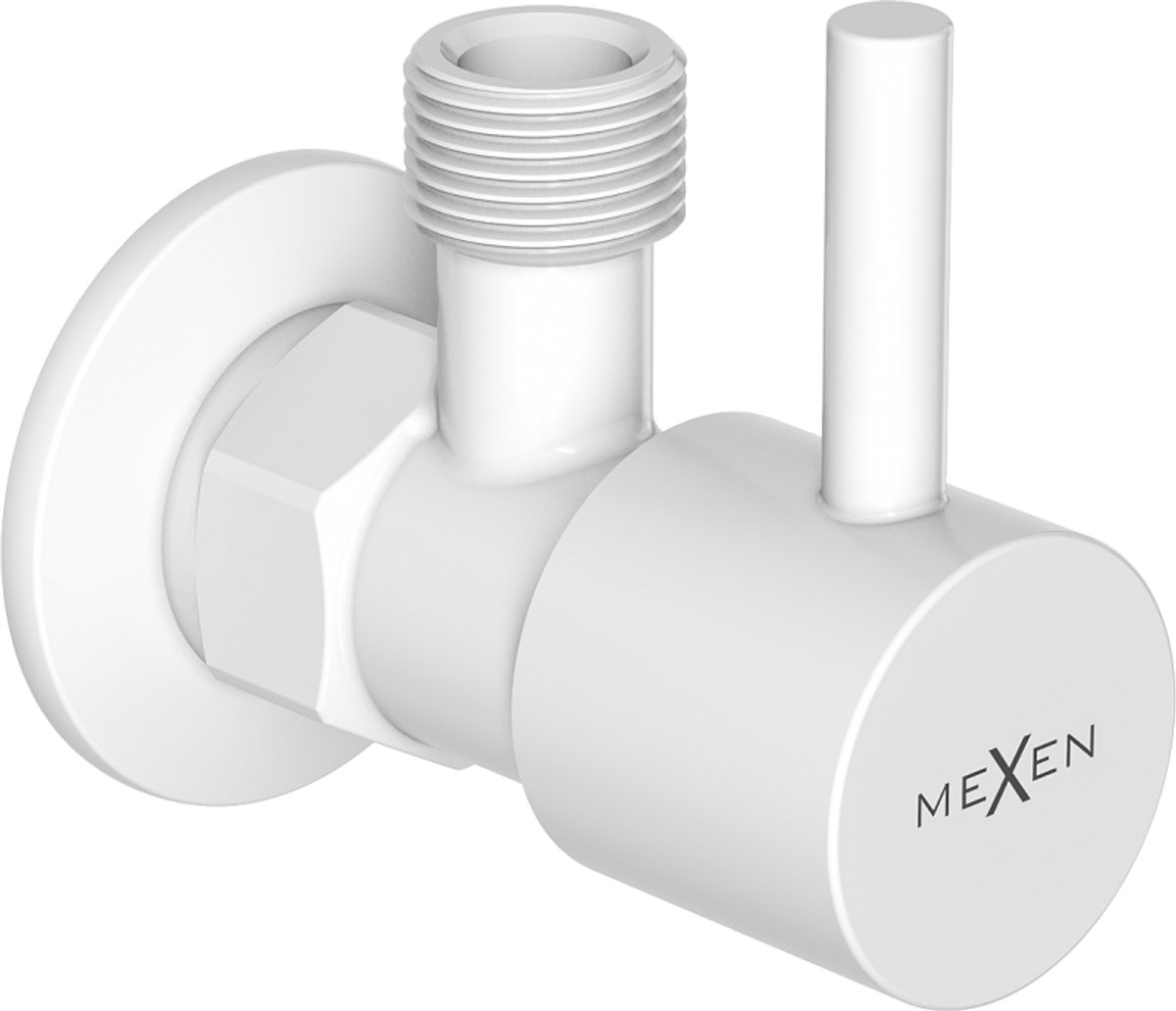 Mexen R1 hoekventiel voor kraan 1/2"x3/8", wit - 79970-20