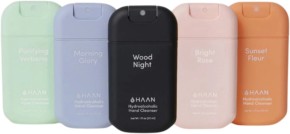HAAN 5-Pack Mix Handspray Handverzorging Navulbaar 5x 30ml
