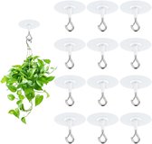 Pack of 6 Extra Sterke Zelfklevende Plafondhaken - Geen Boren - Zware Belasting Pack of 6 Extra Sterke Zelfklevende Plafondhaken - Geen Boren - Zware Belasting