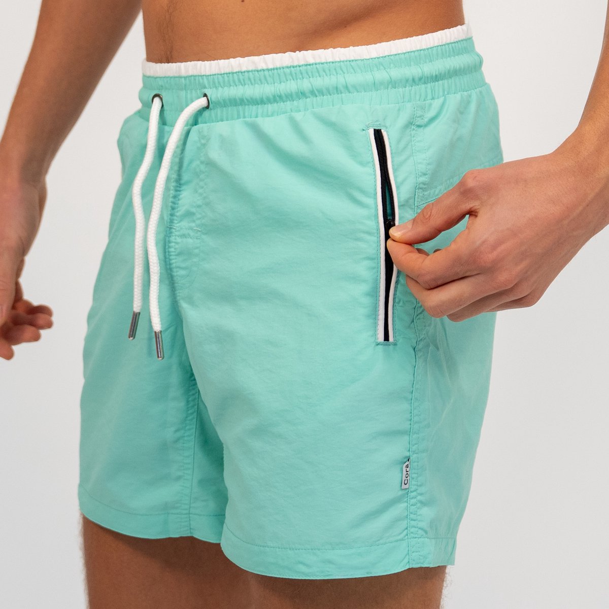 Coral Beachwear Zwembroeken - Zwembroek Heren M - Rits - Sneldrogend — afbeelding 3