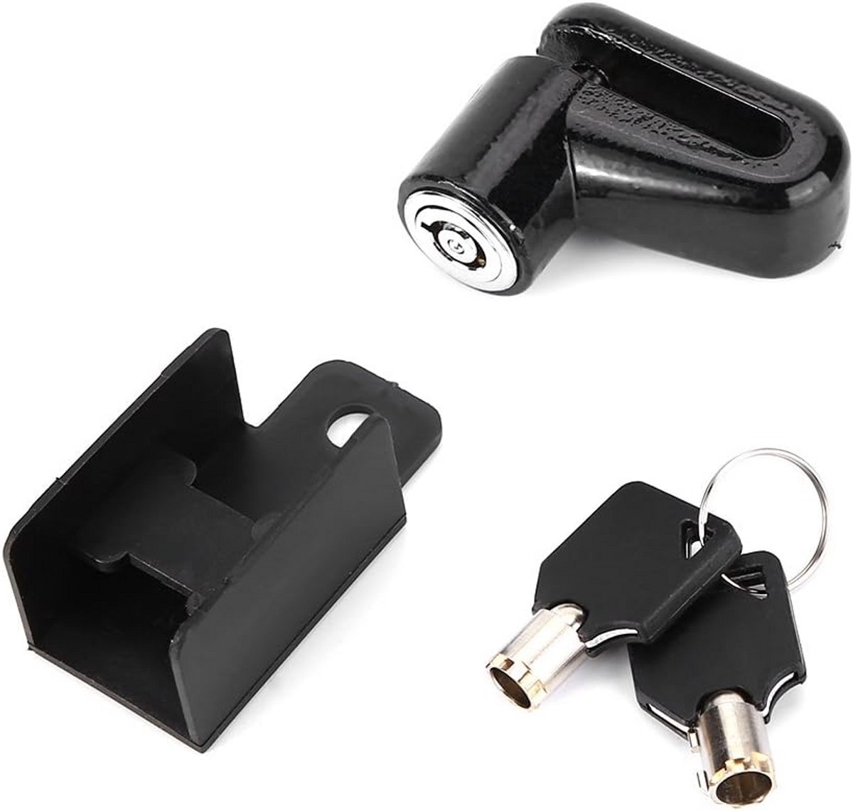 Motorfiets Schijfrem Blokkering Anti Diefstal Alarm - 6mm Pen - Waterdicht - Voor Motorfiets en Scooter