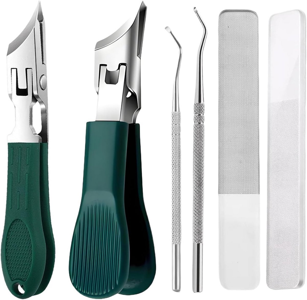 6 Delige Set Schuine Nagelknipper voor Teennagels
