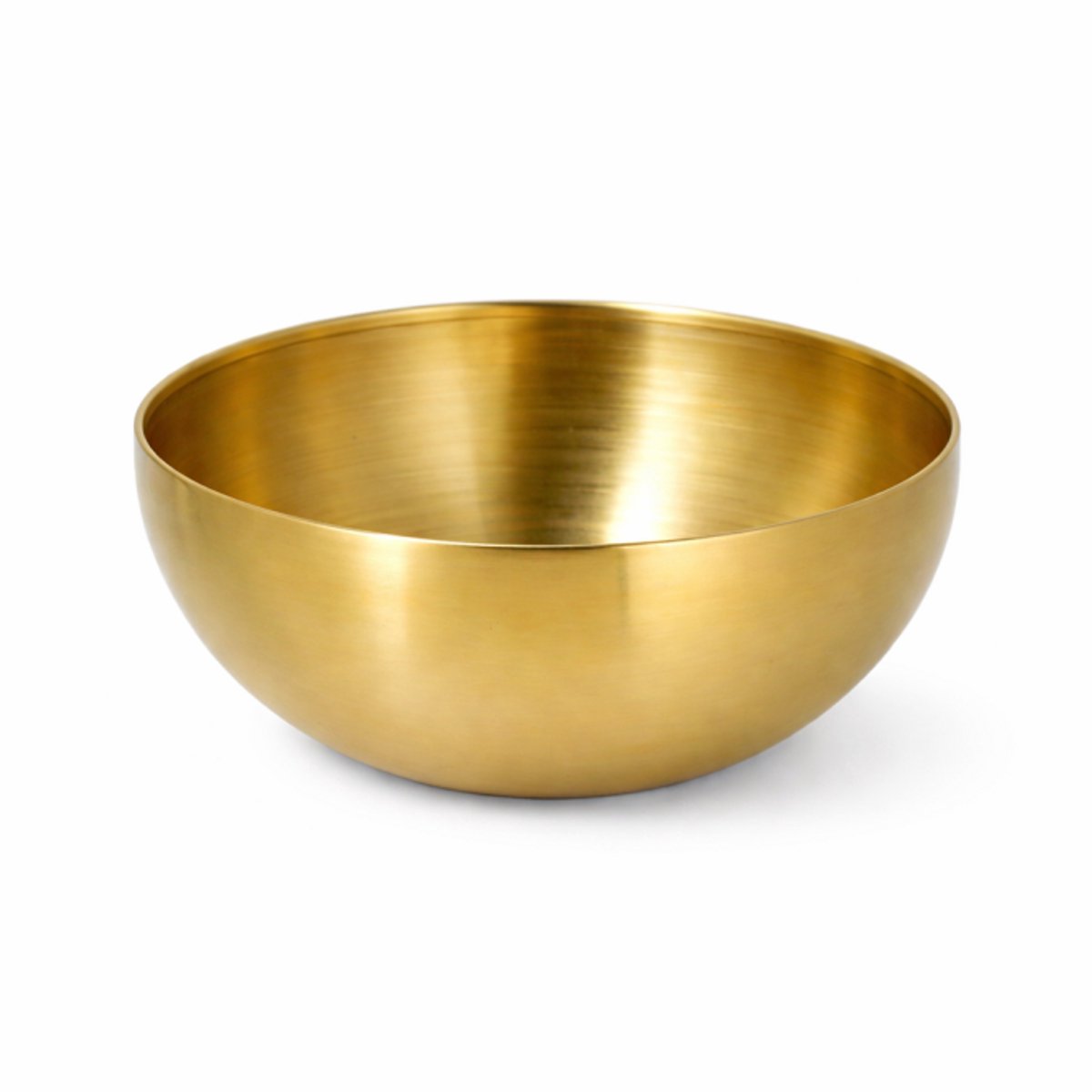 Serveer Kom Bowl – RVS – Goud – Medium – Ø 15 x H7 cm