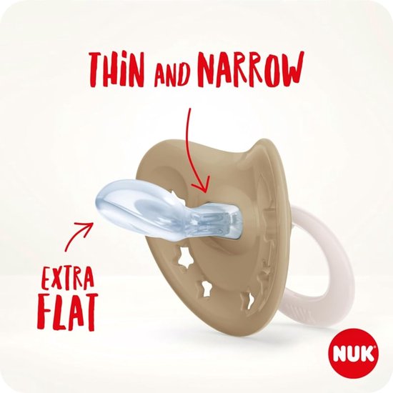 NUK Signature Fopspeen 0–6 Maanden - Orthodontisch - 2-Pack 0-6 maanden van Nuk — afbeelding 4