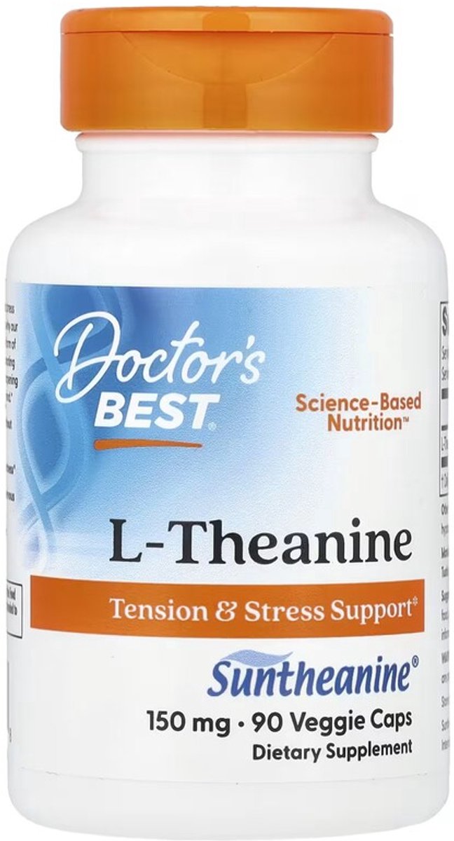 Suntheanine L-Theanine, 150 mg (90 Veggie Caps) - Doctor's Best