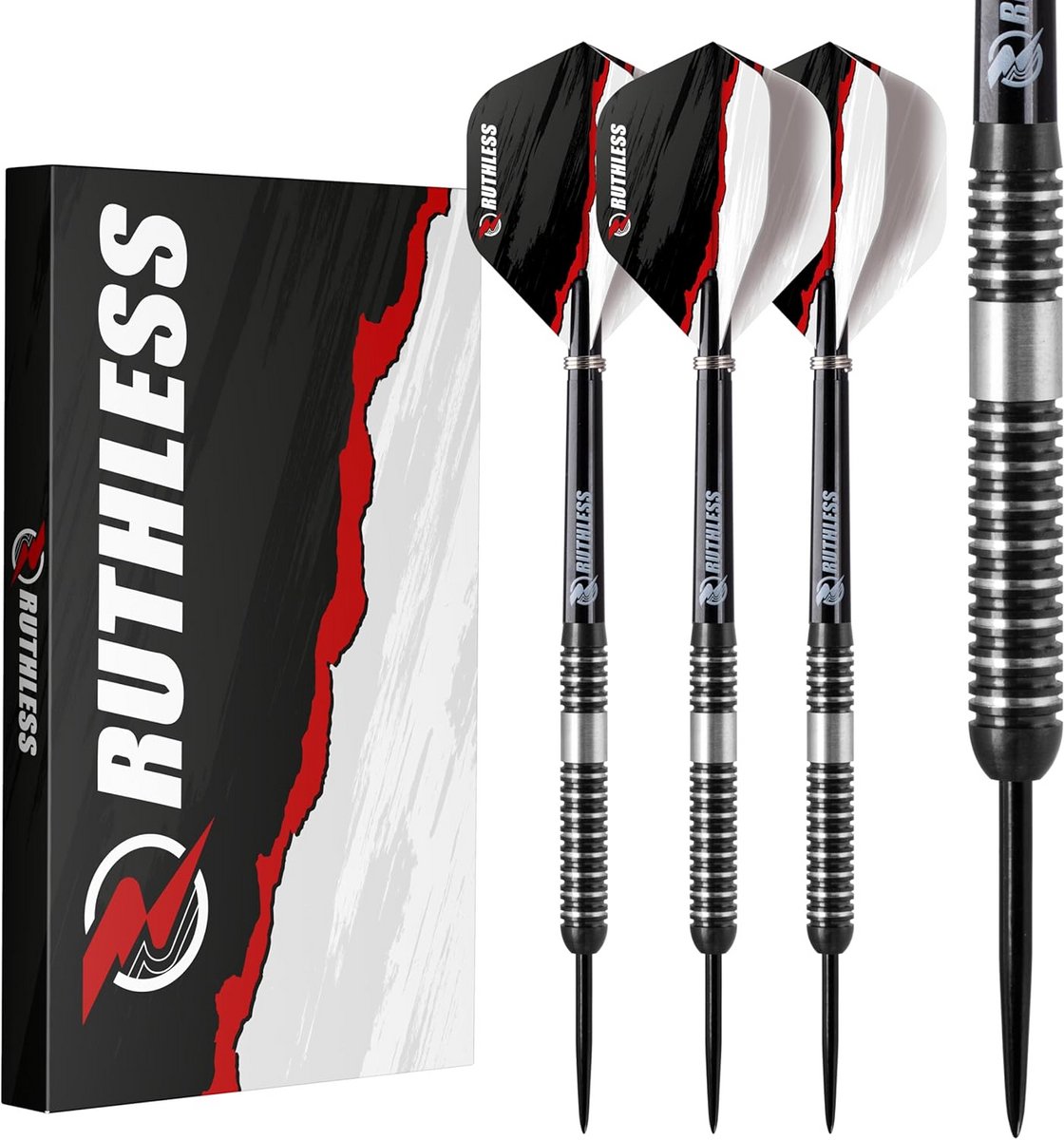 Professionele Tungsten Steeltip Dartset 23g en 25g met Flights en Assen