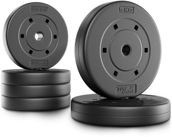 Voordeelbundel Halterschijven Rubber 2 x 15 kg - Gorilla Sports