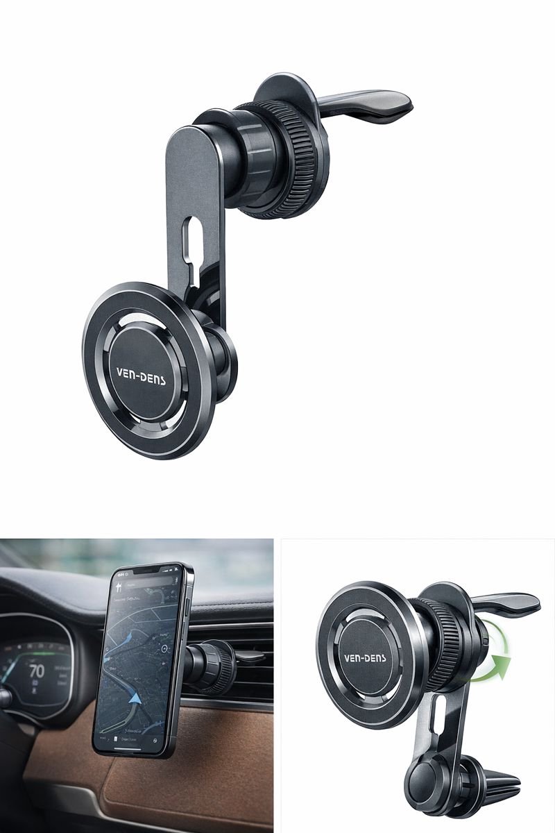 Magnetische Telefoonhouder Auto – 360° Draaibaar – Sterke Magneet
