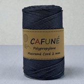 Cordon macramé polypropylène 2mm Cafuné - Jeans - PP4 - Crochet - Macramé - Confection de sacs