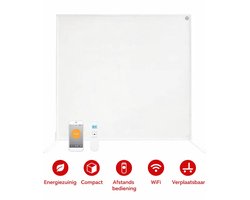 Quality Heating Infrarood paneel QH-SP - 60 x 90 cm - 700W - Geïntegreerde thermostaat - Smart Home…