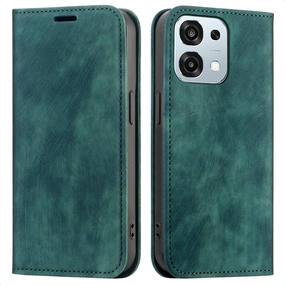 imoshion Hoesje - Geschikt voor Oppo A6 Pro (5G) - Slim Bookcase - Groen