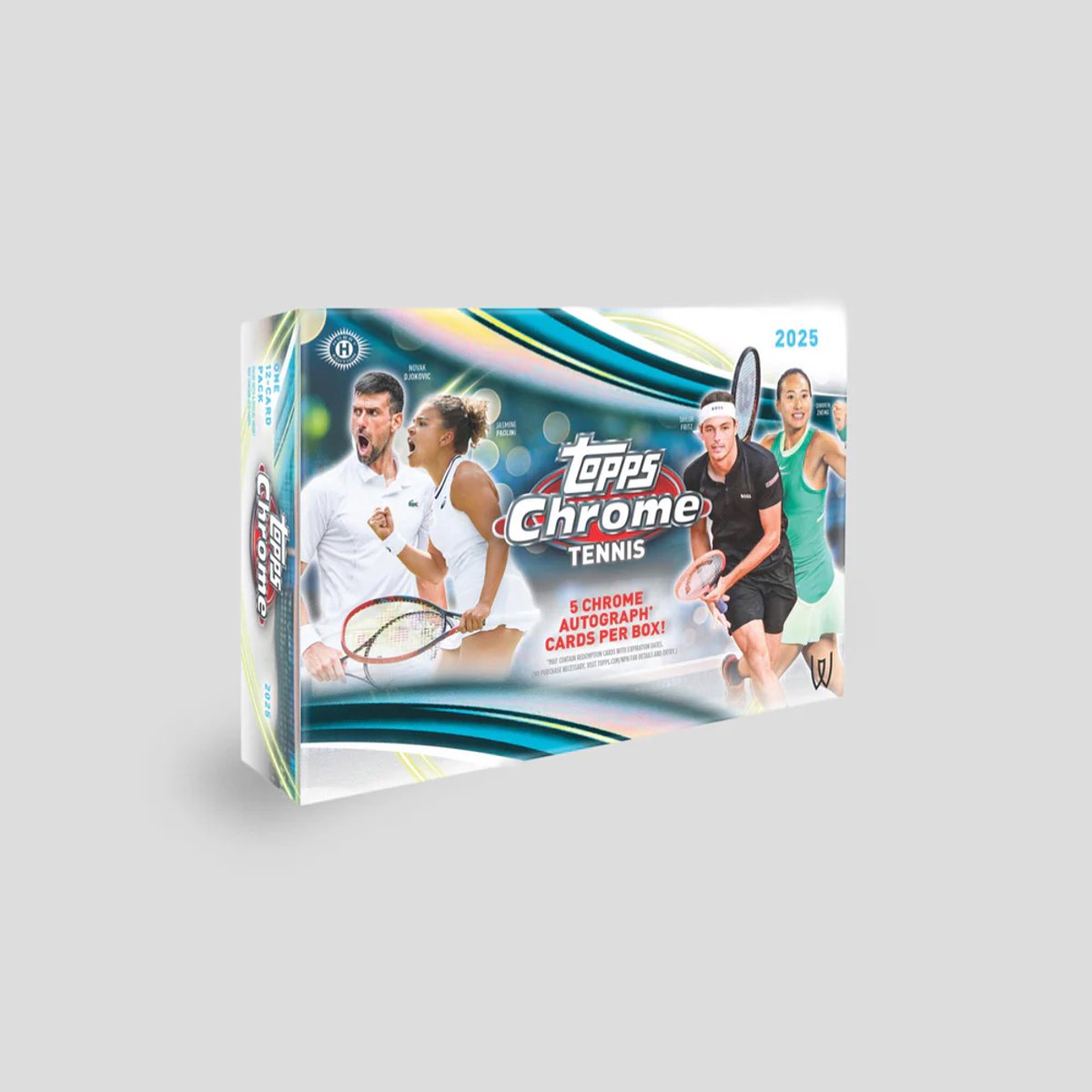 2025 Topps Chrome Tennis Breaker Delight Hobby Box (12 Trading cards)