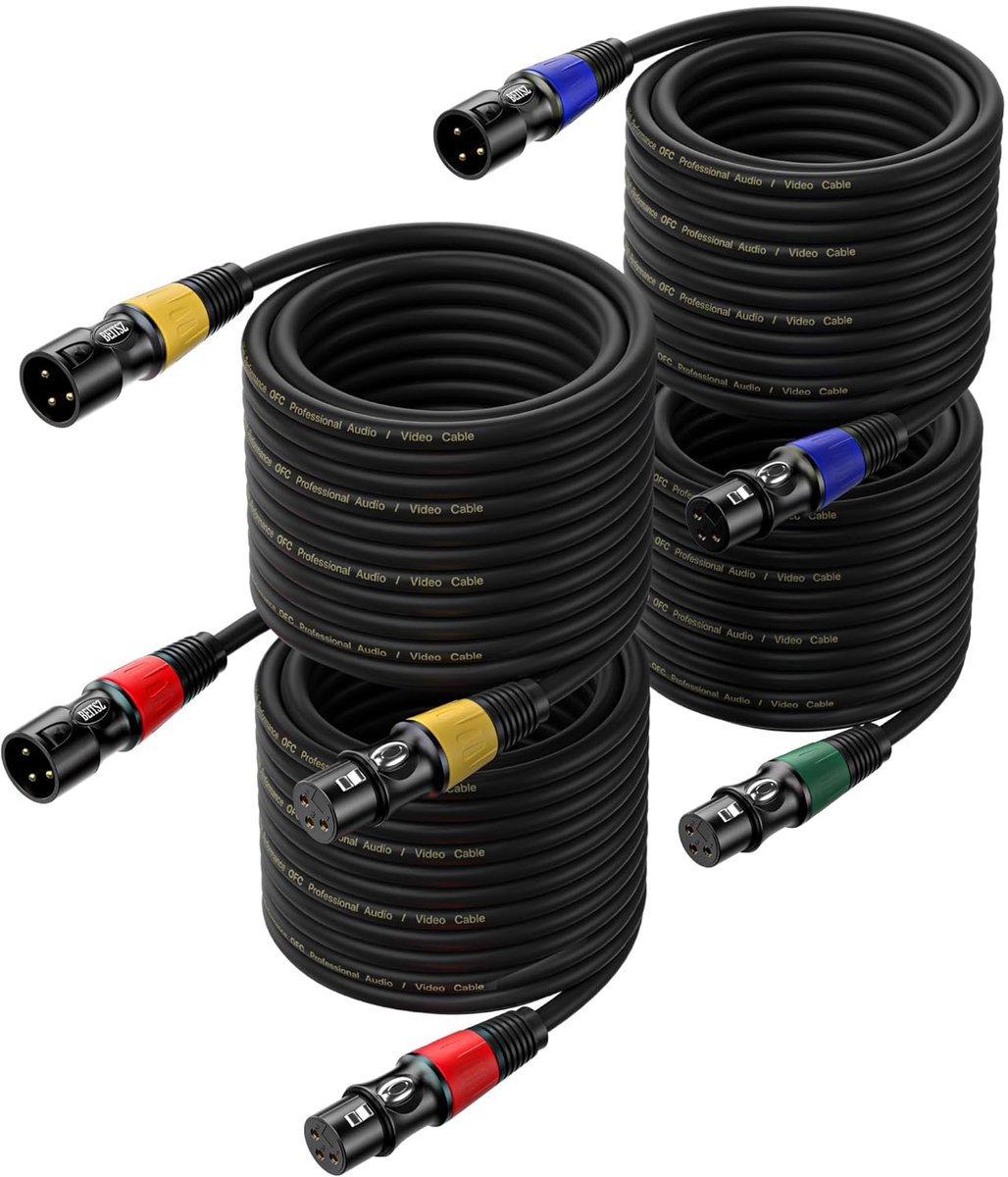 XLR Kabel - Microfoon Kabel - Muziek Opnemen - Verwarring-vrij Ontwerp - 10 Meter