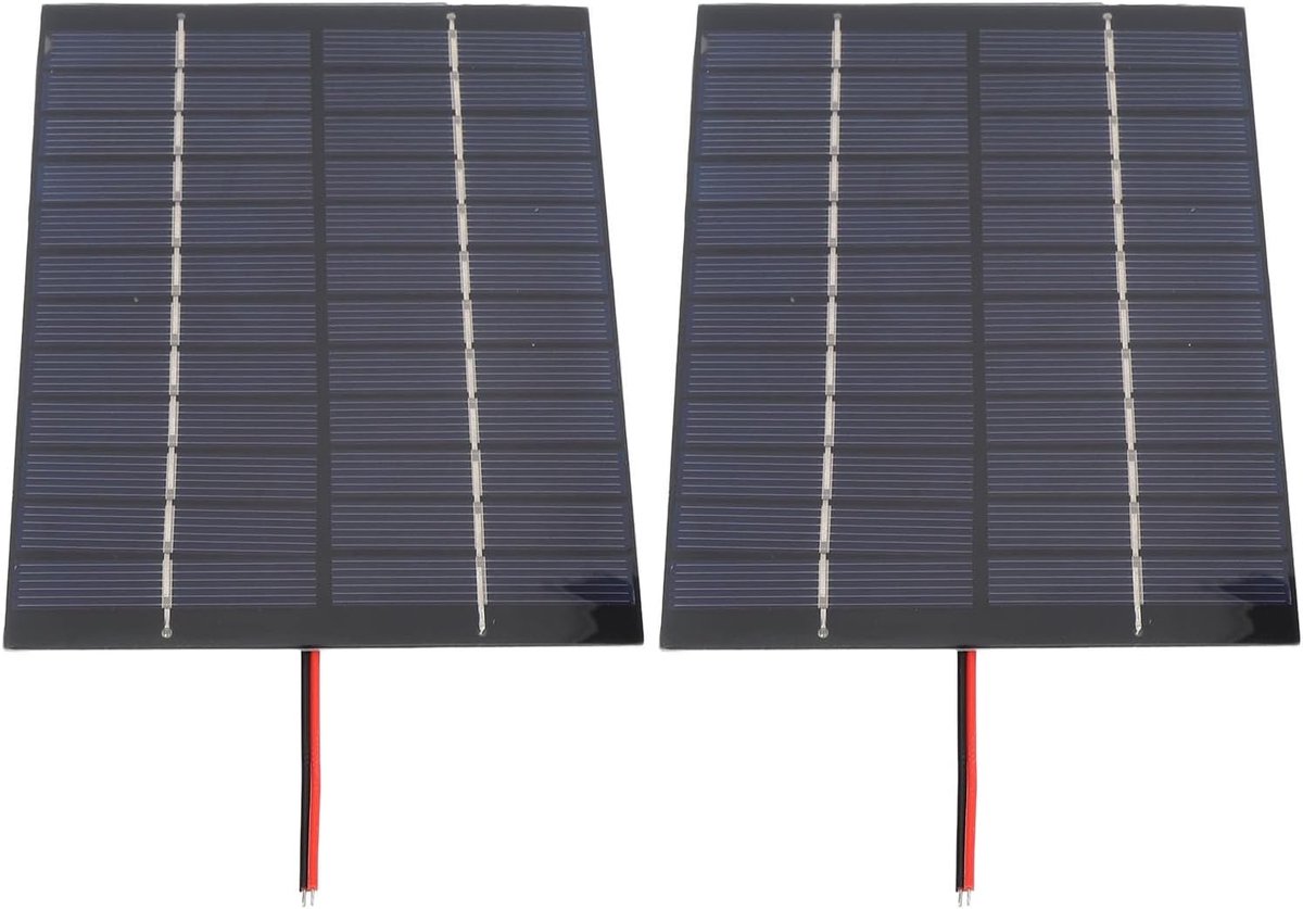 Zonnepaneel - Druppellader - Auto Accu Laden - 2W 12V Vermogen - 15x14x2cm