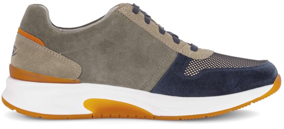 Gabor Rolling Soft - Heren sneakers - Blauw groen combinatie - Artikel 8001.17.13 - maat 12