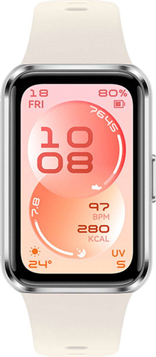 HUAWEI Band 11 Wit | 1. 62-inch scherm met hoge helderheid | Verbeterde slaaptracking | Ultradun en comfortabel | Multidimensionaal emotioneel welzijn
