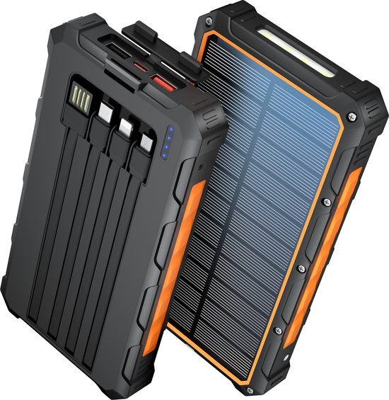 Sounix Solar Powerbank 30000 mAh - 22.5W snellader Powerbank - Sounix - €39,98