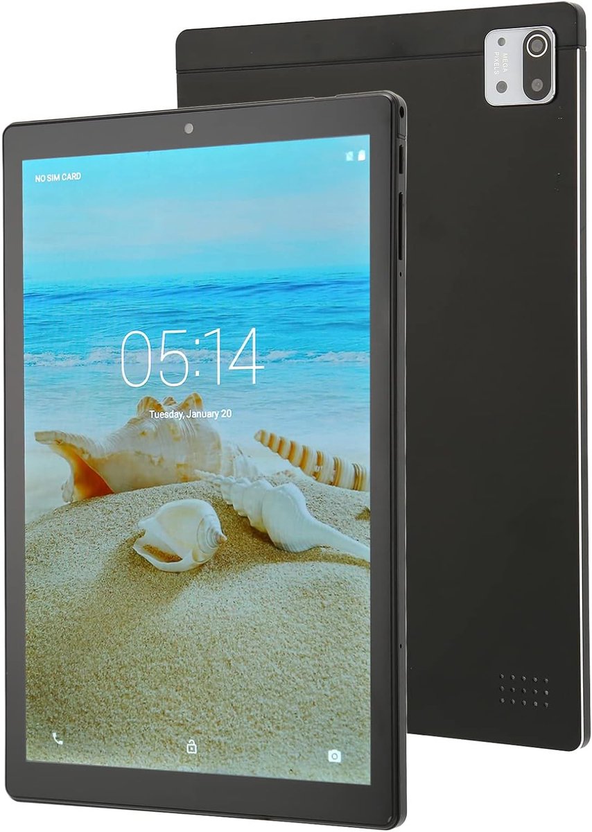 10-inch Tablet - Mobiele Communicatie - Entertainment en Werk - Dual SIM Dual Standby - 4GB RAM 64GB ROM - Zwart