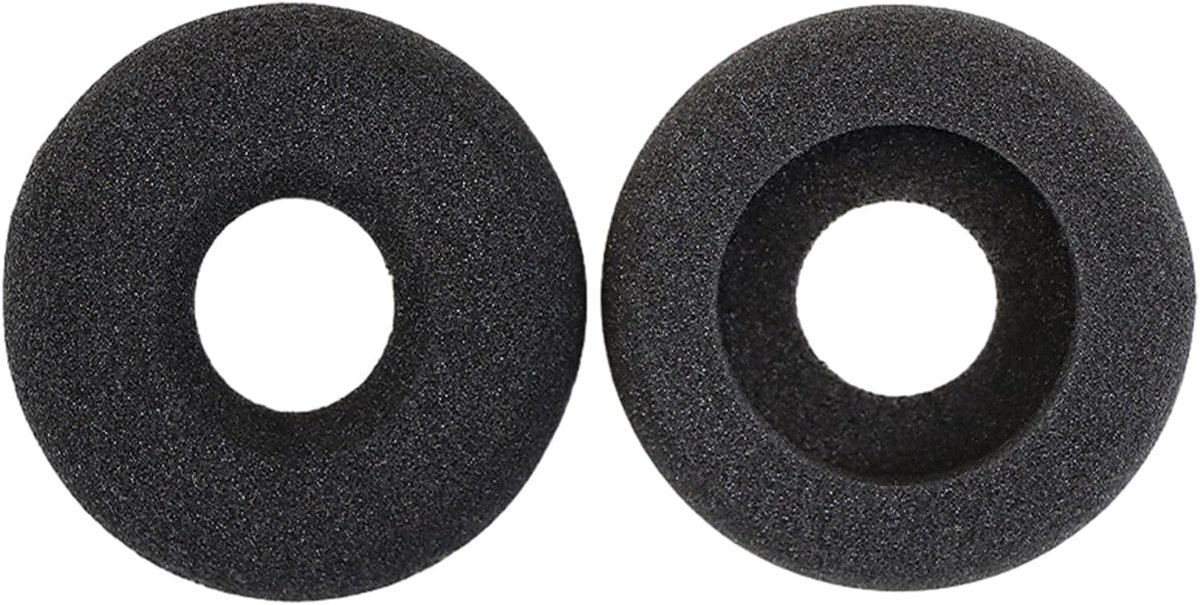 Oortelefoon Oorkussens - Oorschelpen Covers - Verbeterd Geluid - Zachte Elastische Pads - 55 x 55 mm - Holle Spons