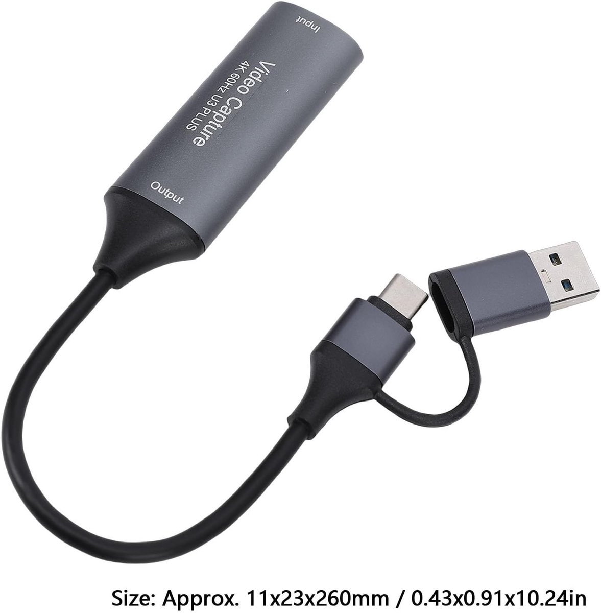 Video Opnamekaart - HDMI Capture Card - Streaming Games - 4K 60Hz Invoer - 15x10x2 cm thumbnail 6