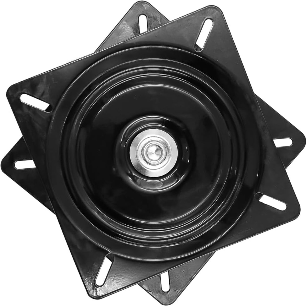 Draaibaar Plateau - Draaimeubel Onderdeel - Stoel Rotatie - Robuust Staal - 250 mm Diameter - Zwart