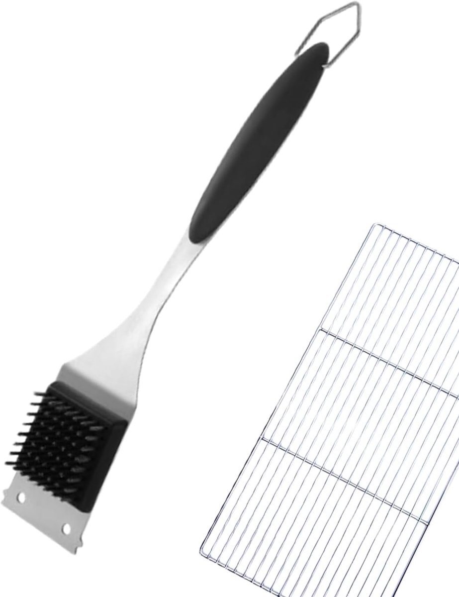 BBQ Reiniger - Grill Borstel - Barbecue Schoonmaken - Krasvrij Ontwerp - 42 cm Lengte