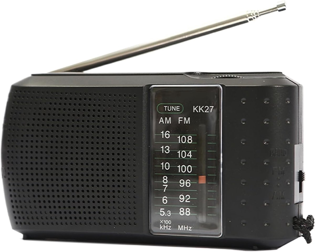 Draagbare Radio - AM FM Ontvanger - Muziek Luisteren - Nauwkeurige Tuning - Compact Formaat