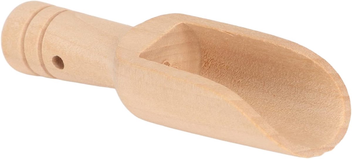Houten Schepjes - Badzout Lepels - Keuken Gebruik - Gepolijst Oppervlak - 24 x 76 cm