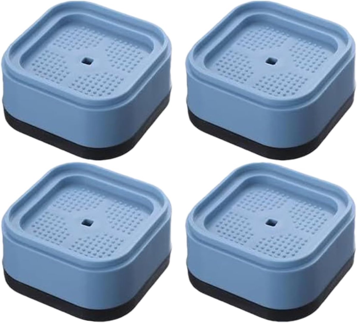 Meubelverhogers - Steunblokken - Stabiliteit Meubels - Anti-slip - 8x8x7 cm - Zwart
