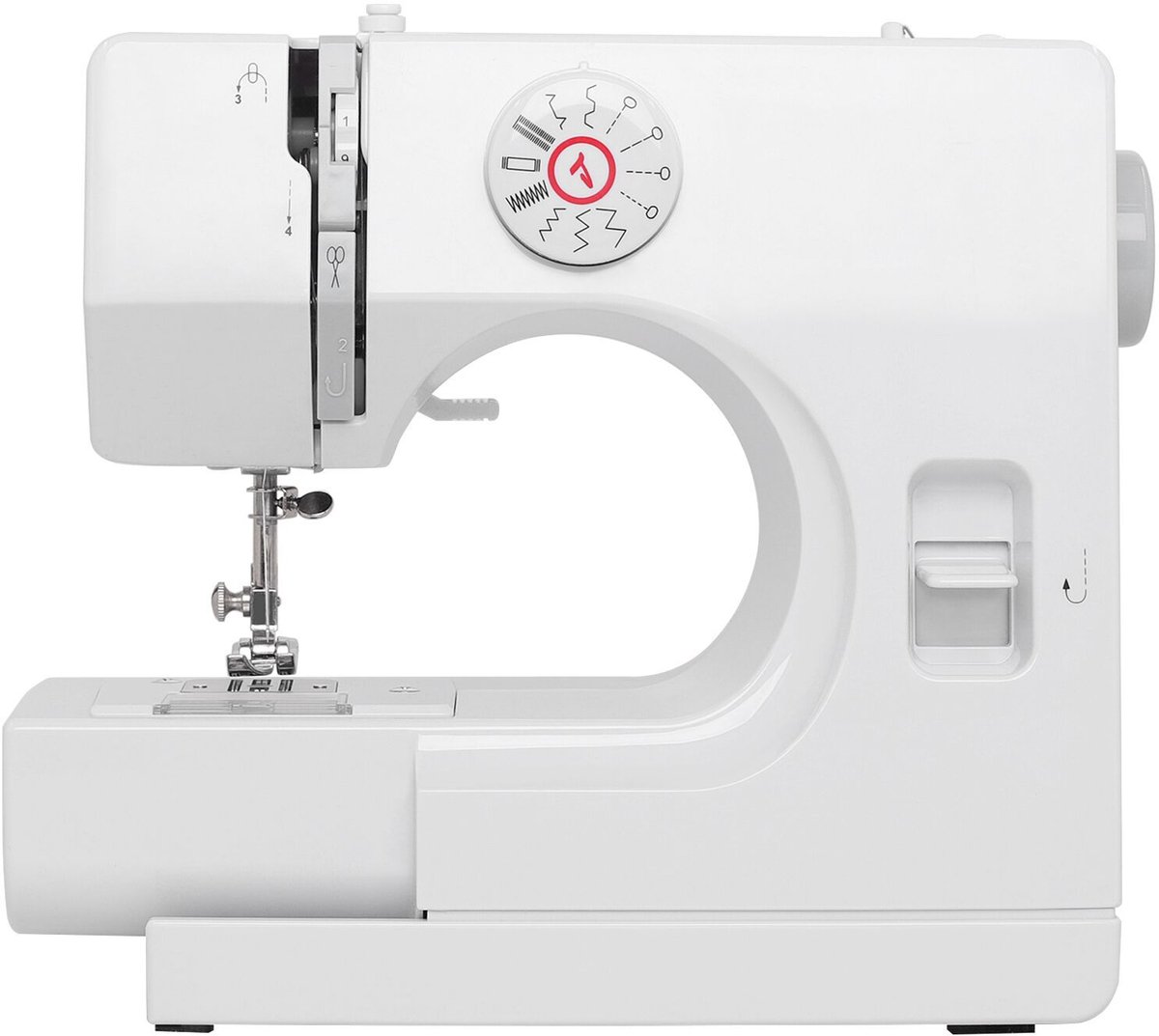 Naaimachine met accessoires, 12 steken - Perfect voor beginners