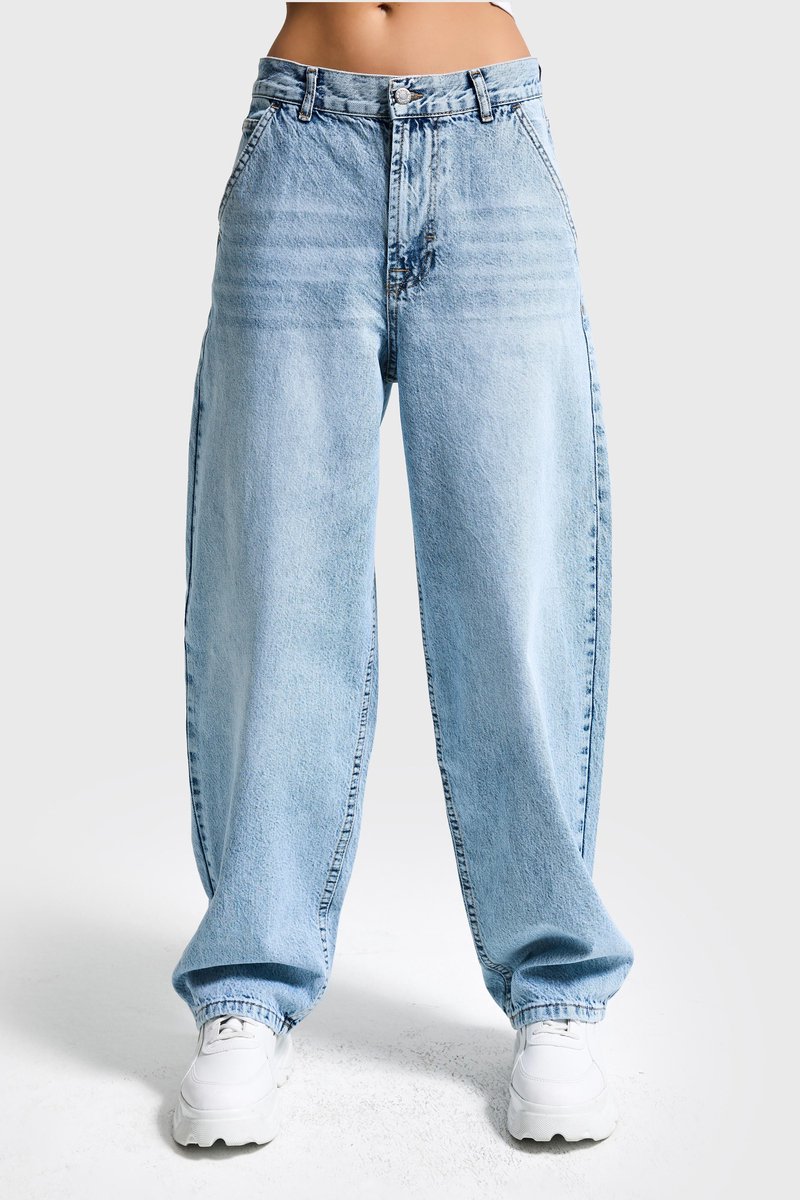 It's Basic - NORA SKATER MID RISE JEANS - SKY