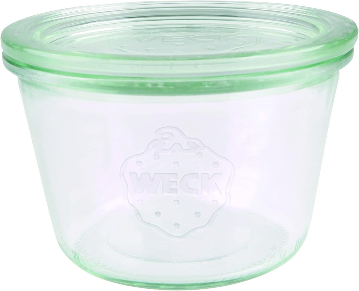 Bewaar Glazen - Voorraad Potten - Voedsel Inmaken - Klassiek Ontwerp - 250 ml - Transparant
