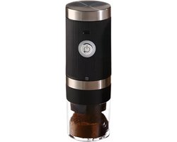 Elektrische Koffiemolen - Draadloze Molen - Verse Koffie Maken - Conische Brandermolen - 20 x 7 x 7 cm - Zwart