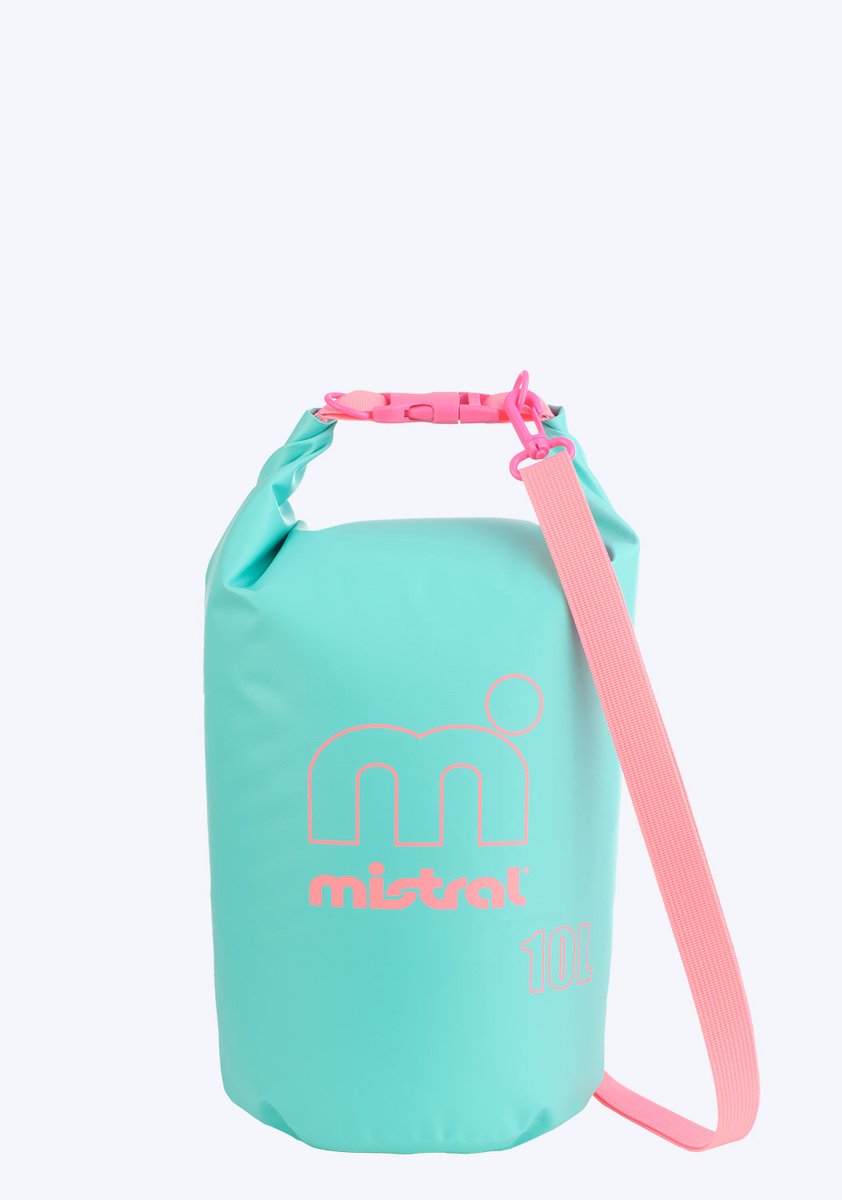 Mistral Dry Bag | Droogtas Mintgroen | 10L | Waterdichte PVC Tas | Roll-Top Sluiting | Met Schouderband | Voor SUP, Kajak en Watersport