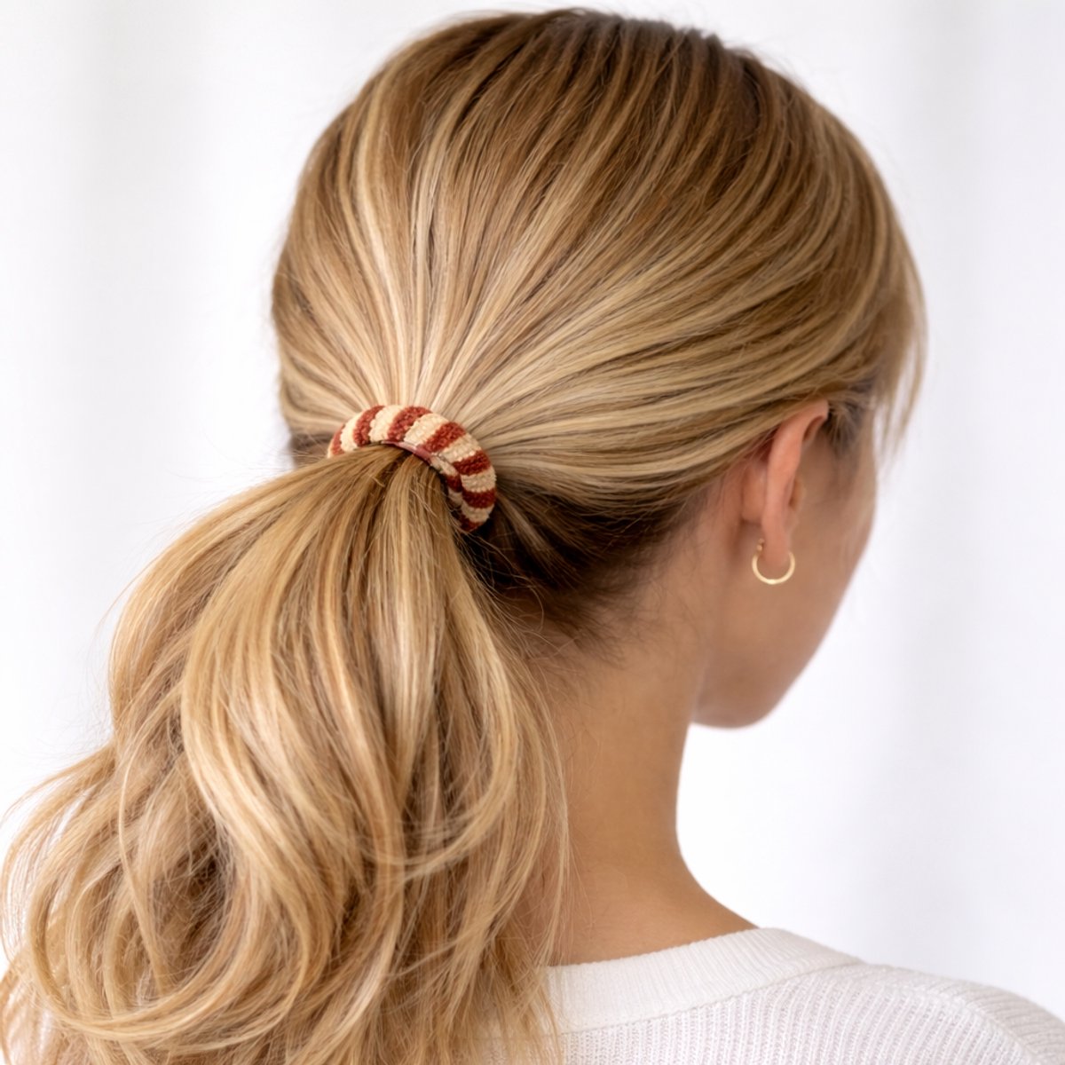 10 x Knekkie Haarelastiekjes met Kraaltje – Elastiek & Armband - Kerst Stijl - Kleur — cadeau in Mode & Accessoires - foto 6