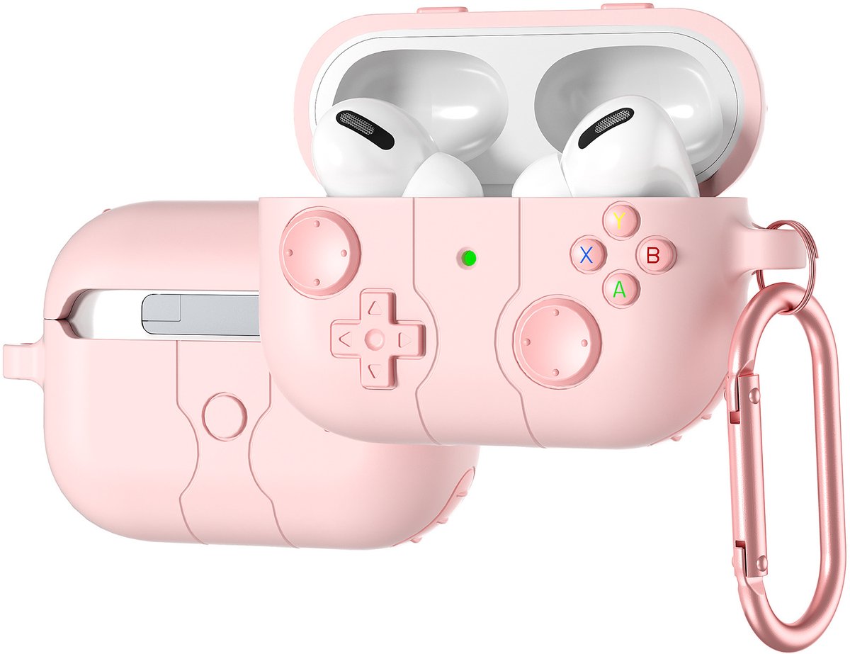 Coverzs Siliconen 'Gamer' hoesje geschikt voor AirPods 3 - Beschermhoesje - Stijlvolle bescherming