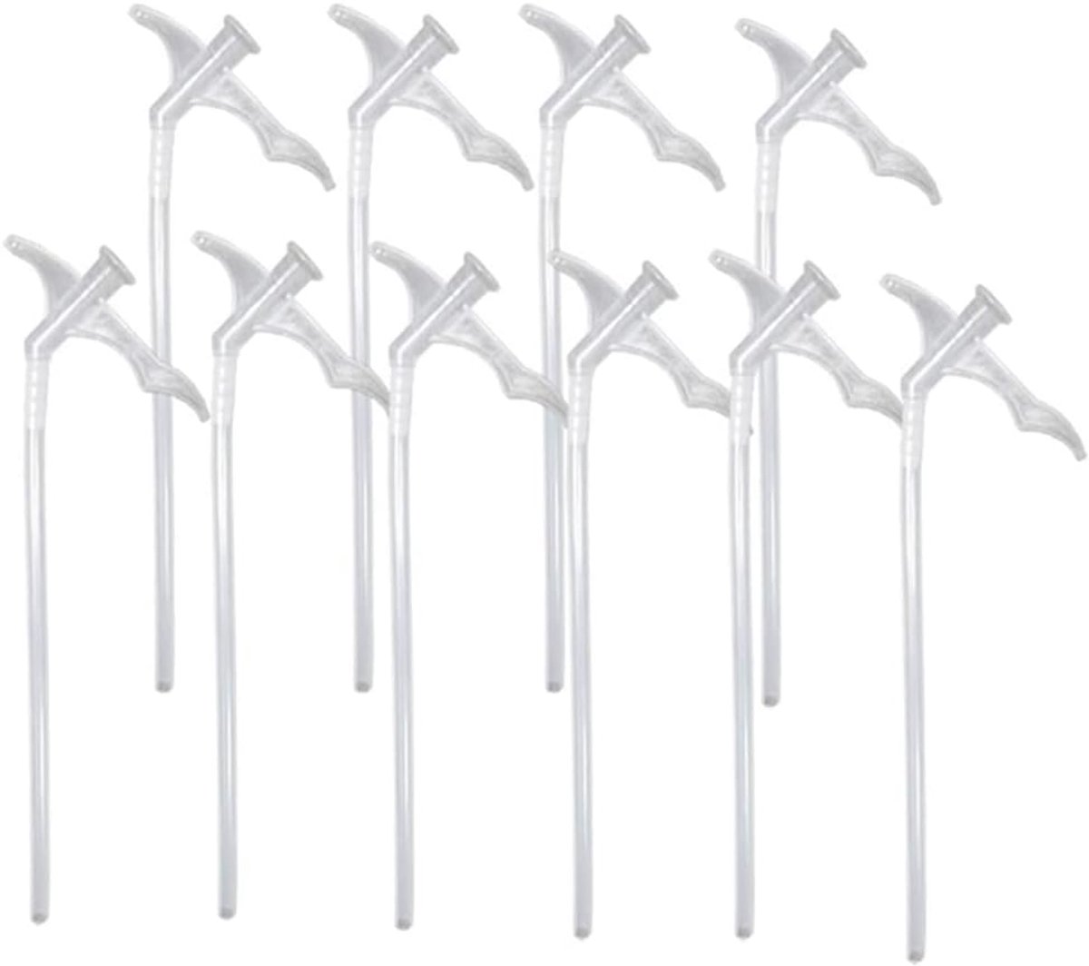 Spuitmonden - Reserve spuitbuis - Spuitschuim aanbrengen - 10 stuks set - Lange uitsproeibuis