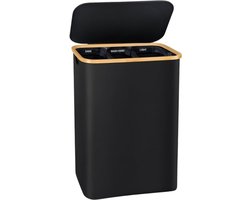 CLVP® Wasmand 3 Vakken – Wassorteerder Uitschuifbaar – Was Organizer – Premium