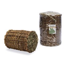 Beeztees Wilgentunnel met Hooi - Knaagdierensnack - L - 30x25 cm