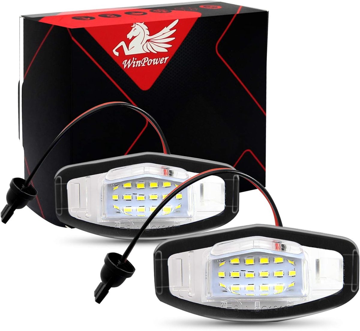 Kentekenplaatverlichting LED - Nummerplaatlampen - Veilig Verkeer - Waterdicht Ontwerp - 12 Volt - Wit 6000K