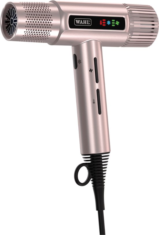 Wahl Vanquish - Professionele Haardroger - Sneldrogend - Föhn met magnetische nozzles & diffuseropzetstukken - Roze Goud
