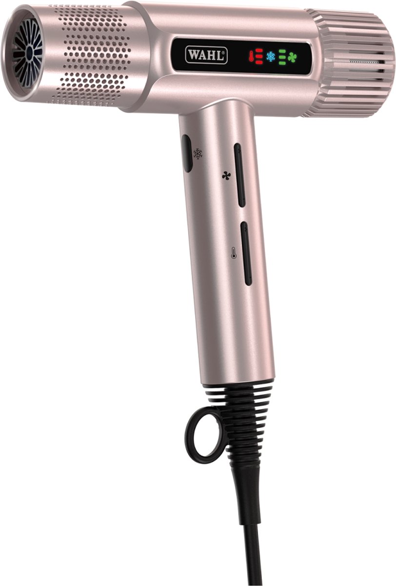 Wahl Vanquish - Professionele Haardroger - Sneldrogend - Föhn met magnetische nozzles & diffuseropzetstukken - Roze Goud