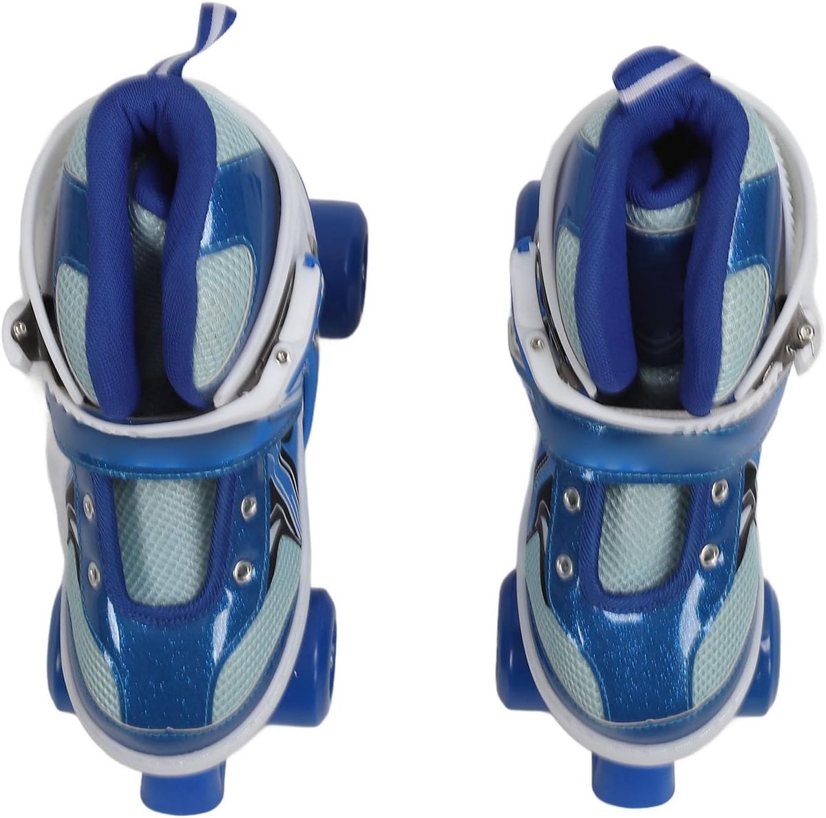 Kinder Rolschaatsen Verstelbare Schoenen Buiten Sporten Oplichtende Wielen Blauw