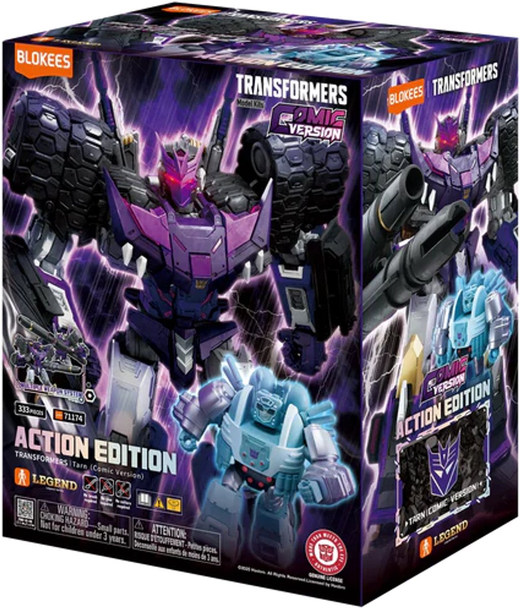 Blokees 71174 Transformers Action Edition 5 - Tarn & Nickel comic version modelbouwpakket - Action figure model kit