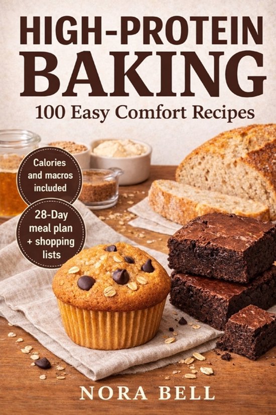 The High Protein Comfort Baking- High-Protein Baking - cover