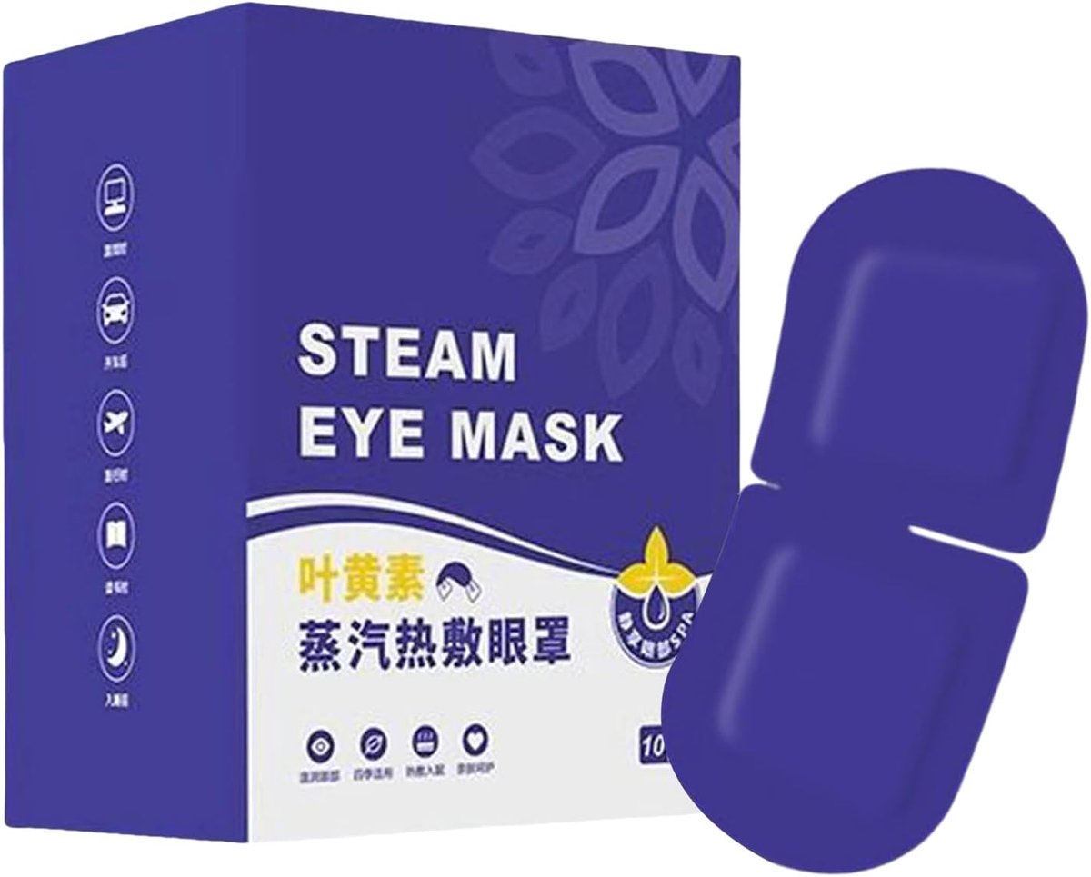 Stoom Oogmaskers - Warme Slaappads - Ontspanning Thuis - Verwarmend Kompres - 16 x 10 x 6 cm