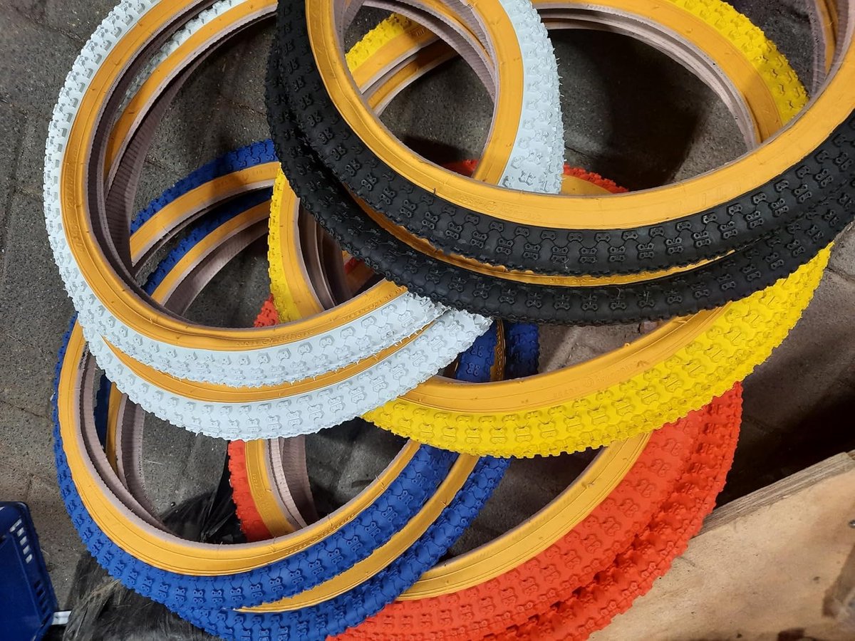 BMX Buitenbanden - Oldskool Banden - Fiets Reparaties - Set van twee - 20 x 1.75 - Zwart