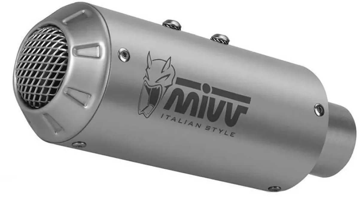 Mivv Mk3 Yamaha Mt-125 2020-24/yzf R125 2019-23 Y.067.sm3x Niet Gehomologeerd Volledig Uitlaatsysteem Zilver Not Homologated