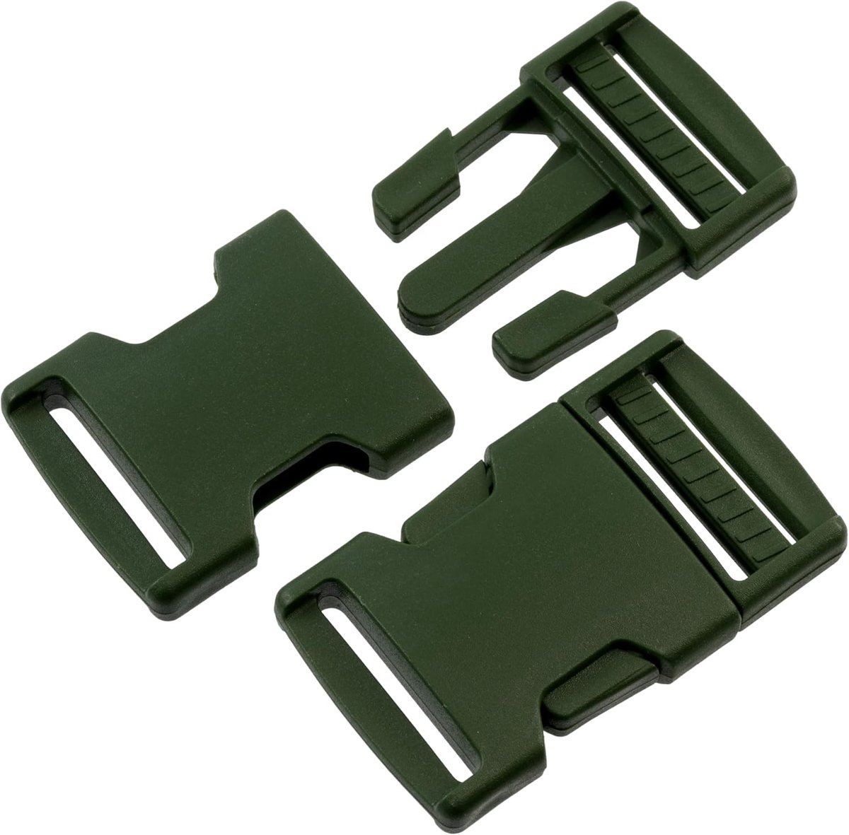 Verstelbare Clips - Snelsluiting Lus - Rugzak Organisatie - Stevig Kunststof - 30 mm Breed